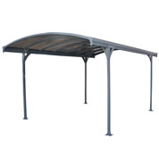 Carport en Polycarbonate DELAGE  2,9 x 5 m